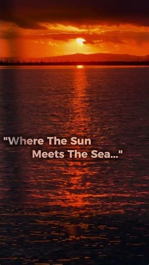 "Golden Hour Over The Water — 4K Sunset Relaxation"