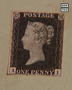 34K views · 89 reactions | ’This is a world icon, it is not just a postage stamp’ — The world’s first stamp is being offered at auction, and it could sell for up to $8 million  | NowThis | Facebook
