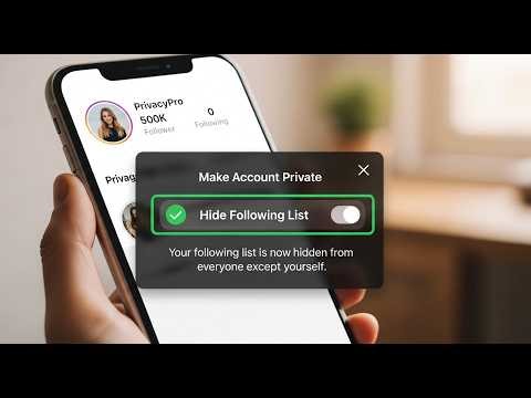 How To Hide Your Following List On Instagram Without Private Account