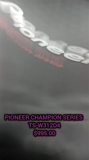 Pioneer Double Coil Champion Series Subwoofer Review