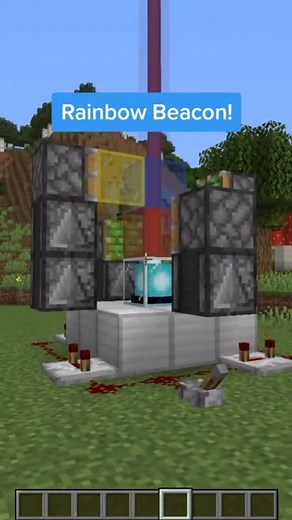 minecraft memes on Instagram: "Rainbow beacon! Follow  @minecraft_reddit for more!"