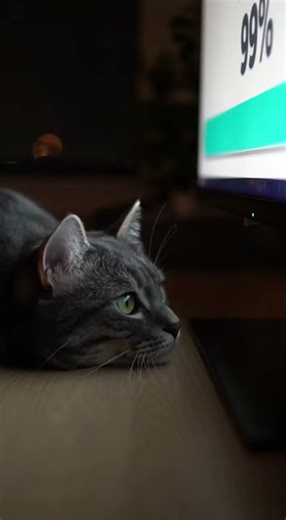 Infinite Loading Bar ⏳🌀 #slowinternet #waiting #cat