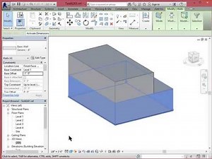 Revit -- Simple Model from Massing