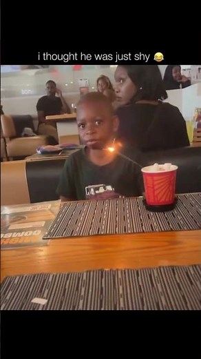 i thought he was just shy 😂