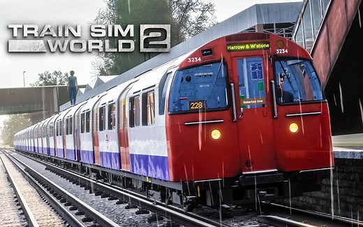 TSW2 贝克卢线 #2：雨中行驶于与铁路线并行的地上区段 | 模拟火车世界 2 | 4K60