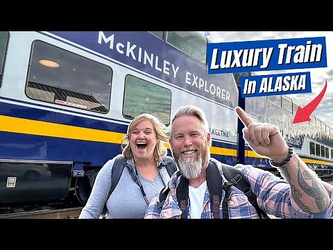 LUXURY TRAIN in Alaska from Anchorage to Denali (Holland America Line's McKinley Explorer)