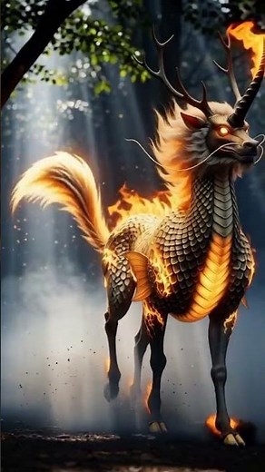 Kirin Mythical Beast Appears | Ancient East-Asian Guardian #KirinMythLegend #EasternMythicalBeast