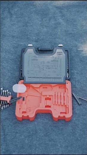 Juego de bocallaves y llaves combinadas S910 🧡