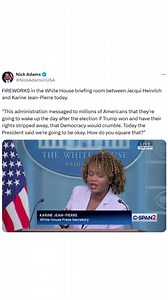 One of the best parts of President Trump's victory, is that we only have two more months of Karine Jean-Pierre as the White House Press Secretary! | Nick Adams