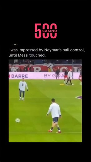 ENTERTAINER on Instagram: "This video appears to show Lionel Messi and Neymar Jr. warming up for a match while they were teammates at Paris Saint-Germain (PSG). The two main players are clearly Lionel Messi (in the foreground, wearing a white long-sleeve top with an image on it and dark shorts) and Neymar Jr. (in the background, wearing a white long-sleeve top and dark shorts).It captures a moment of two modern football legends practicing their ball skills together before a game. #football #mess