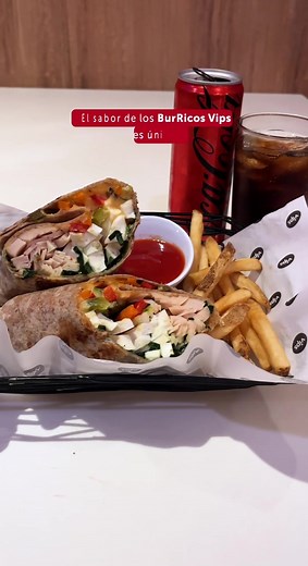 Comparte unos BurRicos en Vips con tus amigos