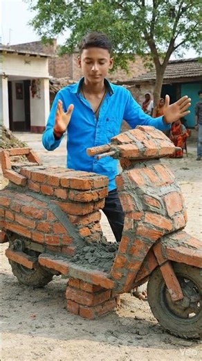 Making Ai powered scooter from bricks 🧱 #newyoutuber #newchannel #satisfying #ai #bouncingball