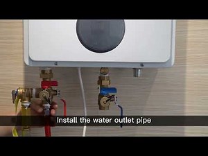 How to Install FOGATTI Gas Tankless Water Heater
