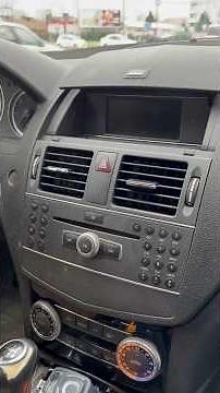 How to install Android navigation system Mercedes c-class w204 2010 QLED 4GB RAM CARPLAY ANDROIDQUTO