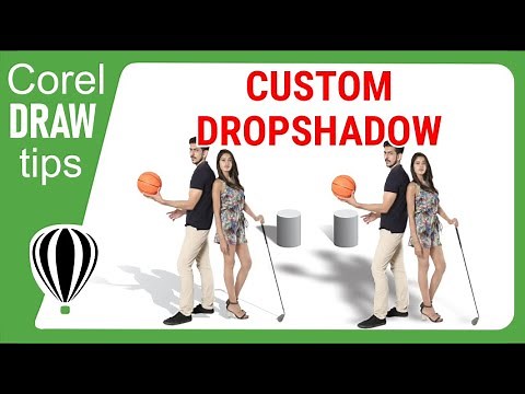Creating custom shadows in CorelDraw
