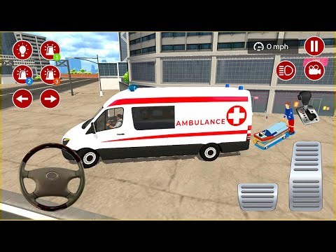 Ambulans Oyunu İzle 3D - American Ambulance Simulator #384 || Ambulans oyunları 4K Android Gameplay