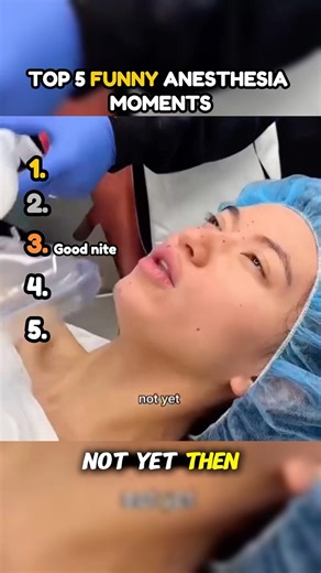 Top 5 Funniest Anesthesia Reactions part 246 🤣 #shorts