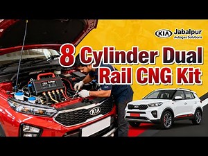 Kia seltos dual rail cng kit - 8 cylinder dual rail cng kit - Best cng kit for creta and seltos