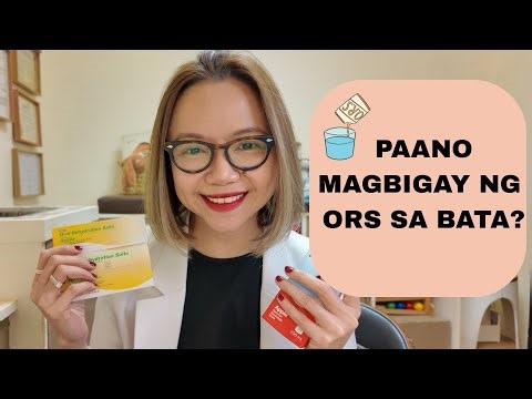 GIVING ORS TO CHILDREN TO PREVENT DEHYDRATION