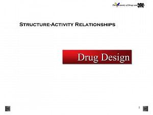 Structure-Activity Relationships - SlideServe