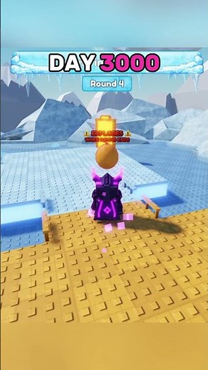 DAY -500 vs DAY 67 vs DAY 3000 in roblox knockout #roblox #knockout