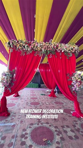 New Flower Decoration Training Institute | Mandap Decoration | 6232491618