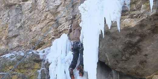 Winona Ice Fest begins with climbers scaling the icy walls