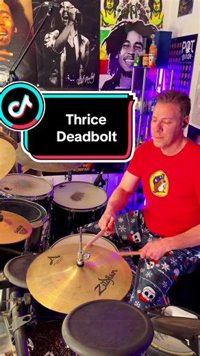 Friday the 13th so let's thrash with #thrice #music #punk #drums | Drums