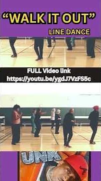"WALK IT OUT"LINE DANCE , music by UNK. #chocolateplatinumsoullinedancers