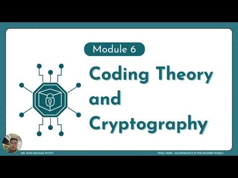 1of 2 Module 6 Coding Theory and Cryptography