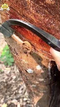 Как правильно собирать латекс #technique #satisfying #rubbertree