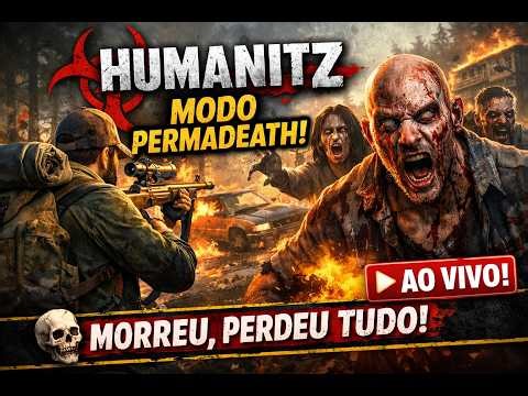 HUMANITZ – MODO PERMADEATH AO VIVO | Sobrevivência Zumbi Sem Segunda Chance ! 07 #humanitz #live
