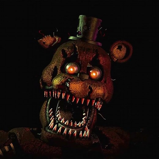 Nightmare Freddy FNAF Unused Voice Line Animated