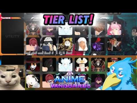 TIER LIST ANIME VANGUARDS! (UPDATE 11.5)
