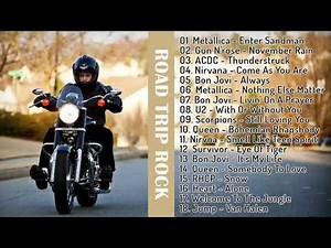 Best Driving Road Trip Rock Songs - Driving Rock Songs Playlist - Greatest 80's 90's Hard Rock