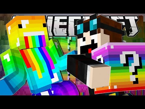 Minecraft | RAINBOW ROAD CHALLENGE | Custom Mod Minigame
