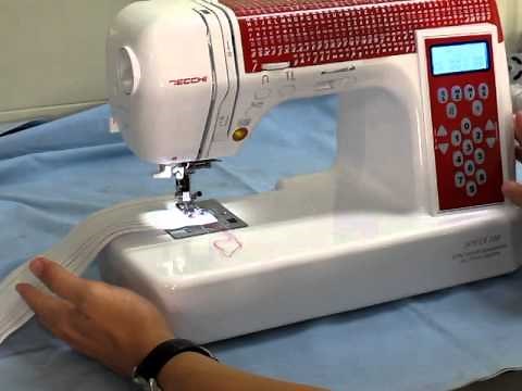 Necchi Sofia 300 Sewing Machine Demonstration