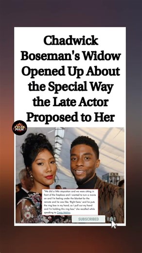 Chadwick Boseman proposed by hiding the ring box under a blanket. 💍🔥 #shorts #chadwickboseman #fyp
