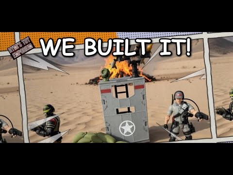 We Built a NEW GI joe Base! 😮🏗️ Unboxing, Building & Funny Bloopers At End Of The Video!
