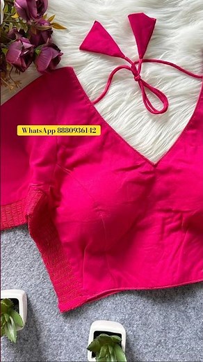 ₹450 Pure Cotton Blouse 😍 #blousedesign #CottonBlouse #ReadyMadeBlouse