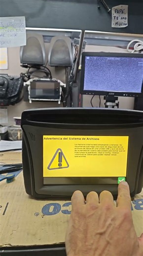 Reparacion de Pantalla Trimble CFX-750 NANZER Servicio Tecnico. WhatsApp 3564604184