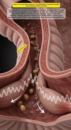 When Your Gut Stops Moving: The $136 Billion Intestinal Motility Crisis Affecting 35% of Adults