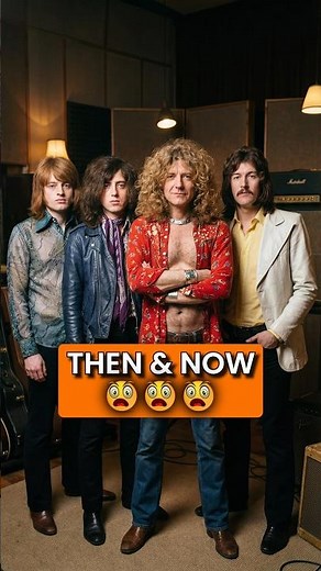 Led Zeppelin Band Members Then & Now 🎸