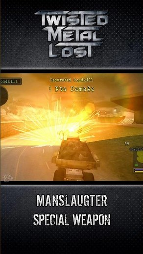 Manslaughter Special Weapon - Twisted Metal: Lost Gameplay | PS2