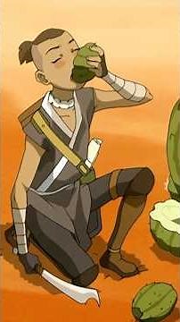 Sokka quenches his thirst with Cactus Juice 🌵 #shorts
