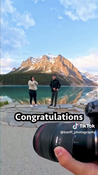 Surprise Proposal Photography in Banff Mountains | Editing Preset Pack