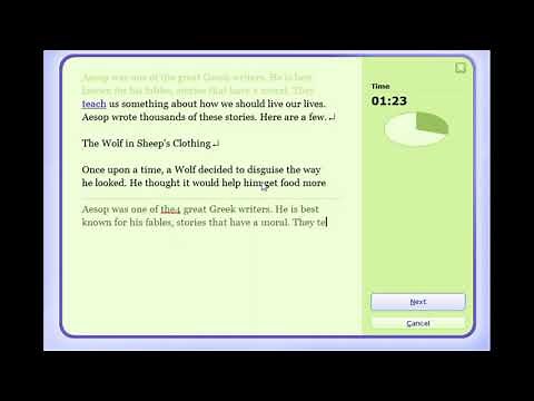 Typing Master Aesop's fables