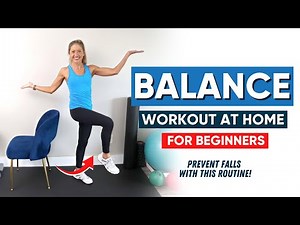 5 Minute Balance workout at home for beginners (Prevent falls with this routine!)