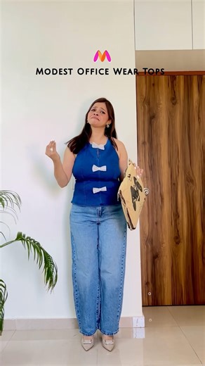 Modest office tops #ytshorts #myntra #officewear #modestfashion #onlineshopping #tops #myntrashirt
