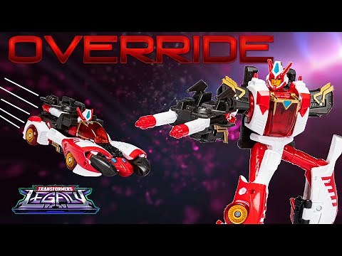 Transformers LEGACY Velocitron Voyager Class OVERRIDE Cybertron Universe | VIDEO REVIEW